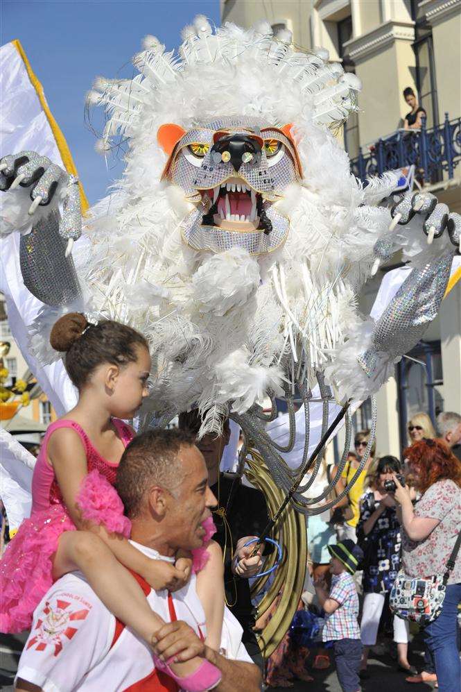 Having fun at Margate Carnival