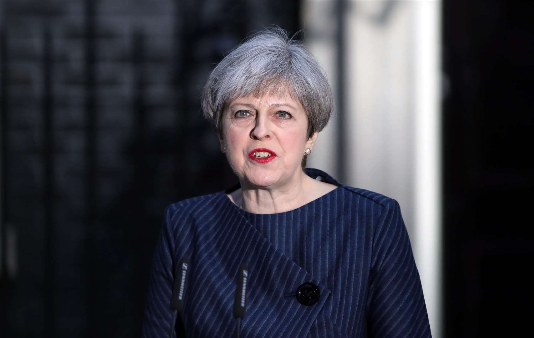 Prime Minister Theresa May has promised to get tough on housebuilders who sit on land after receiving planning permission. Picture: Barry Goodwin