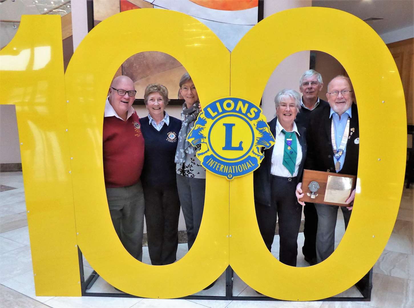Members of Whitstable and Herne Bay Lions Club.