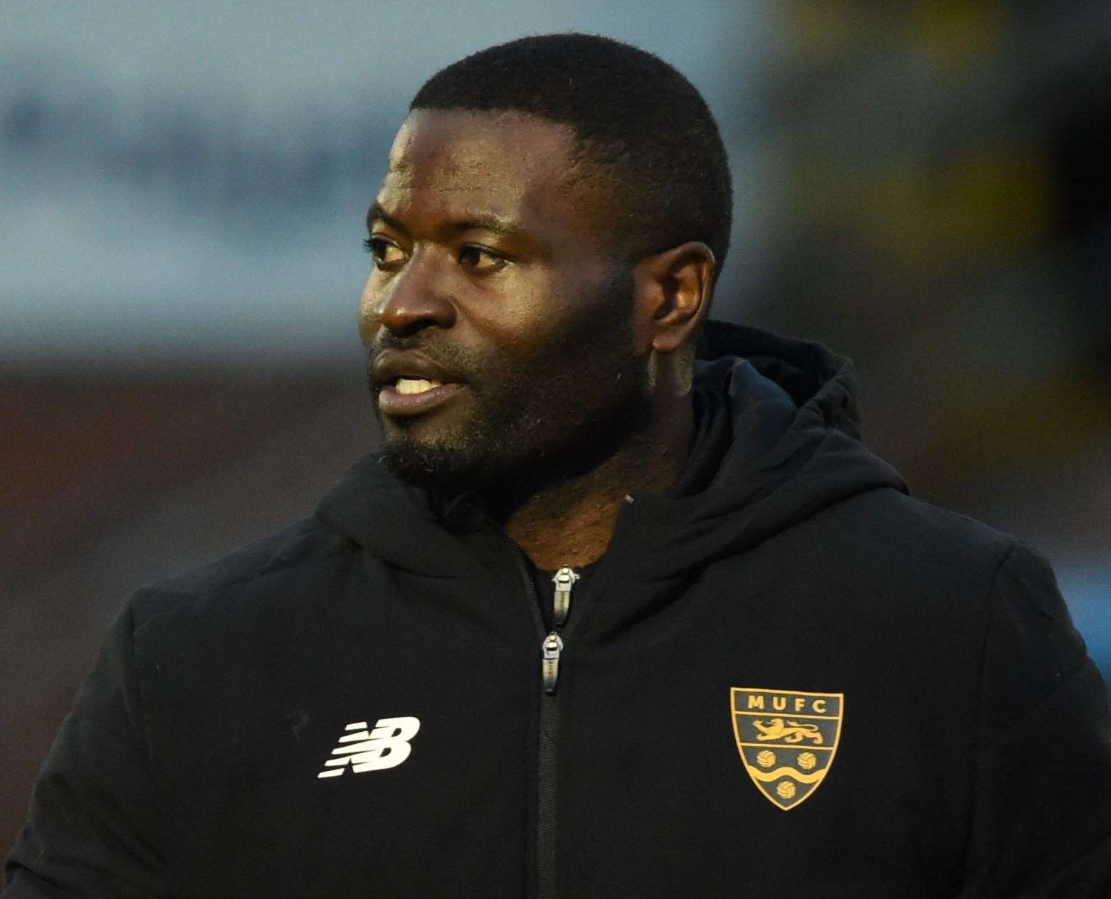 Maidstone United manager George Elokobi. Picture: Steve Terrell