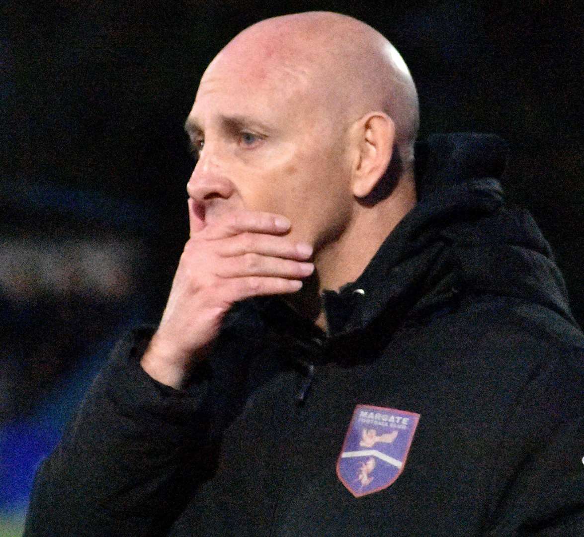 Margate boss Mark Stimson. Picture: Picture: Randolph File