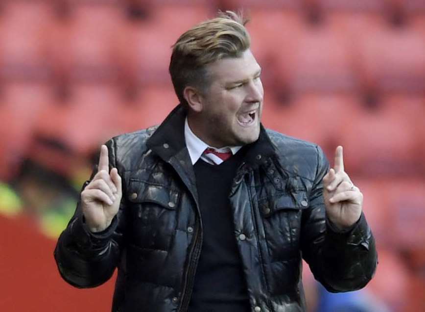 Charlton boss Karl Robinson Picture: Barry Goodwin