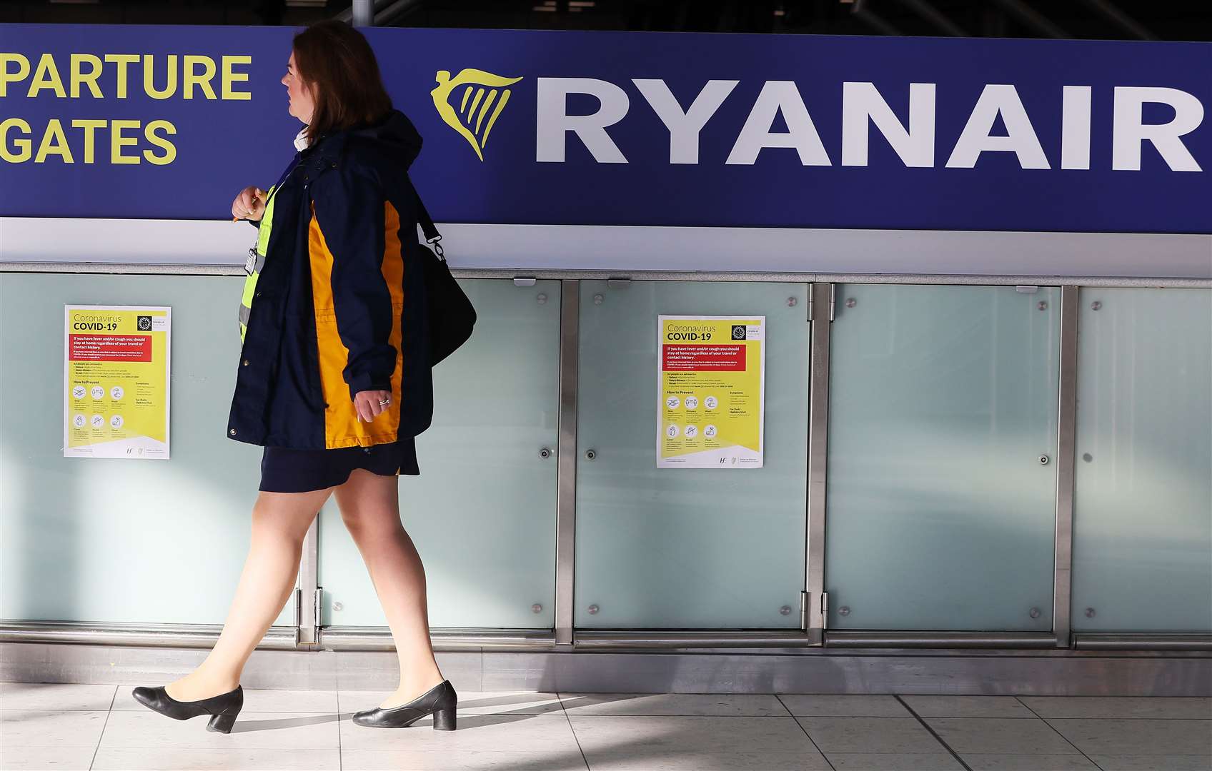 Ryanair said coronavirus continues to “wreak havoc across the industry” (Brian Lawless/PA)