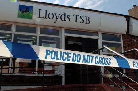 Robbery at Lloyds TSB in Perry Street, Gravesend