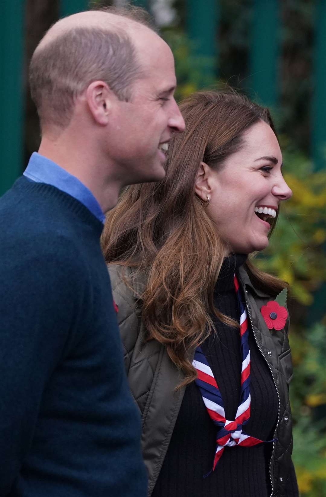 The Duke and Duchess of Cambridge visit Scouts in Glasgow while world leaders met at Cop26 in the same city (Owen Humphreys/PA)