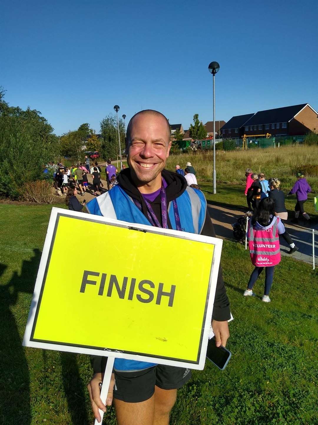 Darren Wood led the team which set up the Edenbrook parkrun (Handout/PA)