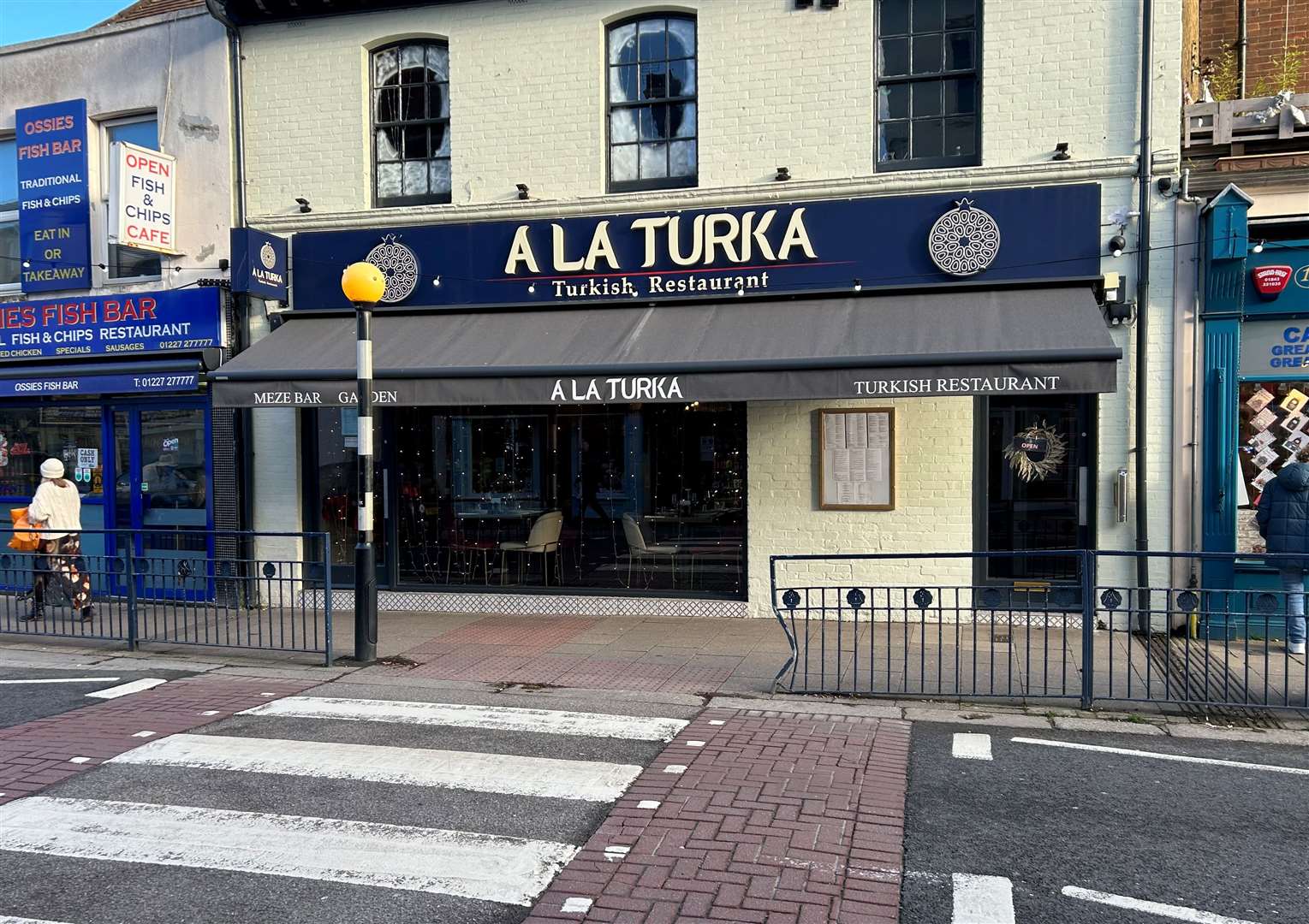 A La Turka in Whitstable High Street was formally a Jobcentre and pub