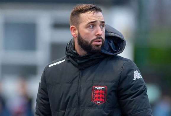 Faversham manager Sammy Moore. Picture: Ian Scammell