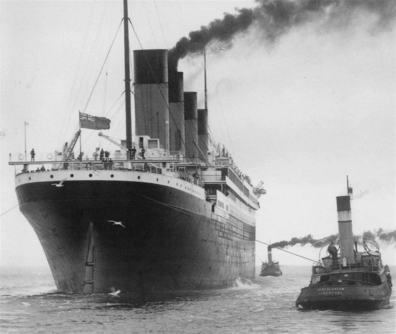 The Titanic before tragedy struck in 1912. Picture: Gail James