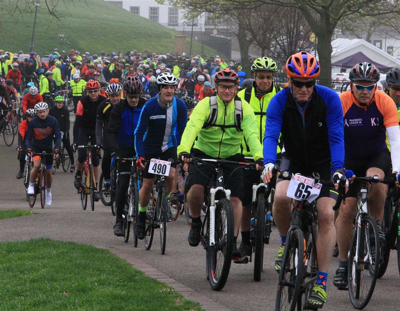 Riders at a previous On Your Bike Ride