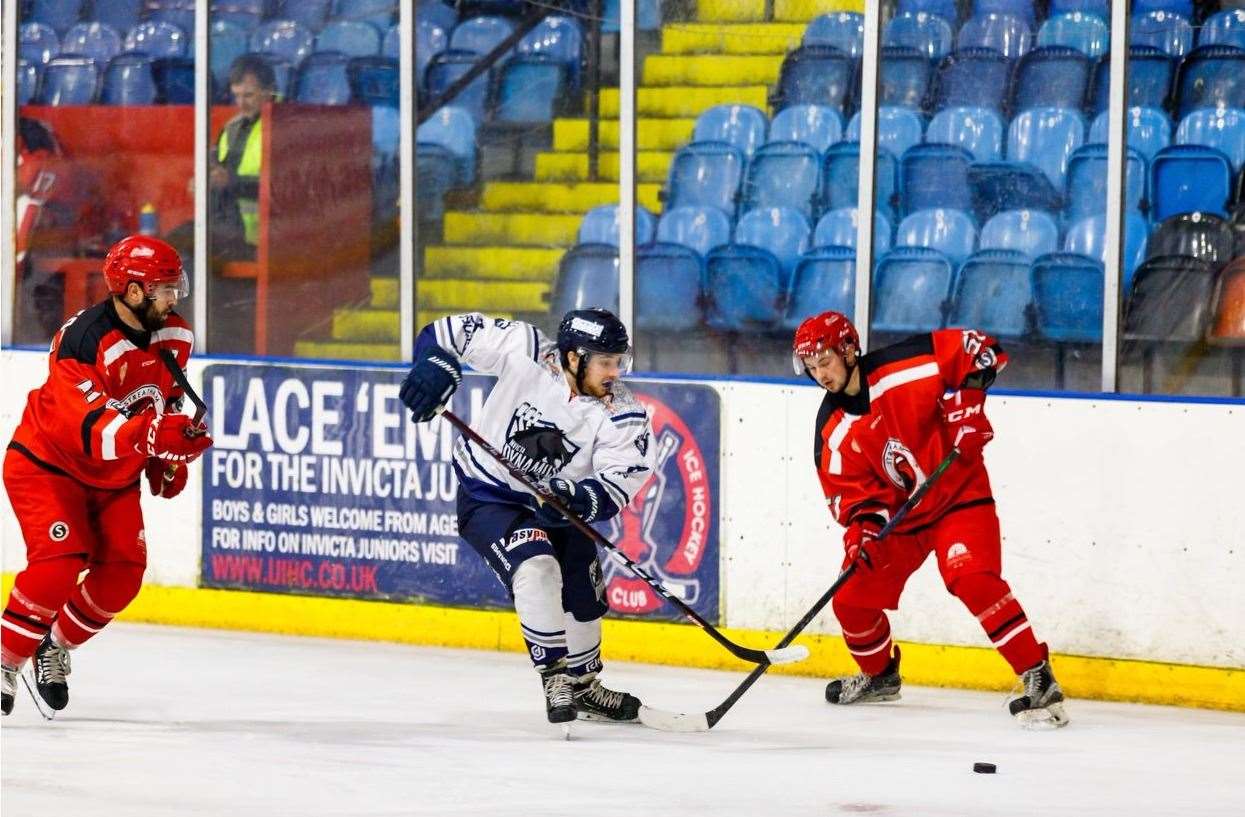 Action between Invicta Dynamos and Streatham last weekend Picture: David Trevallion