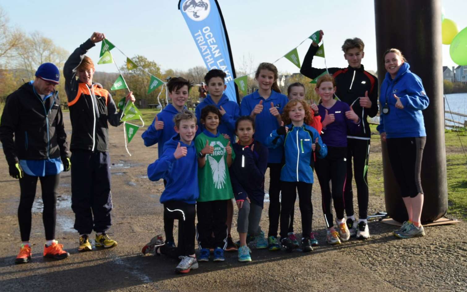 Bryony Dhanecha and friends after the completion of her 100-mile run