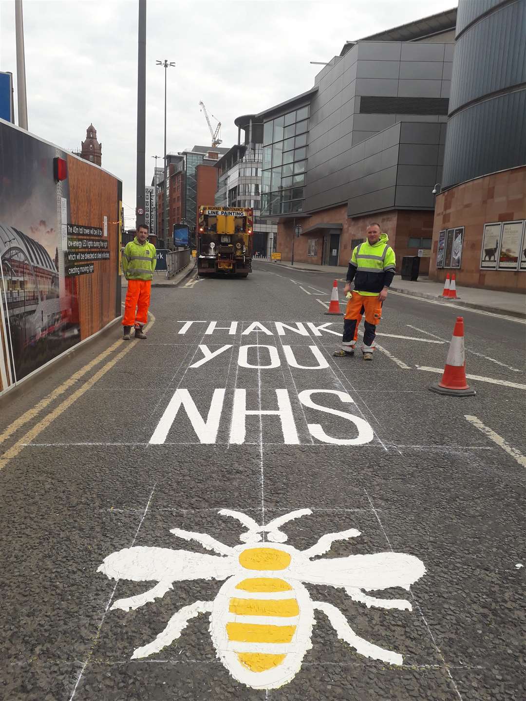 Some markings also feature the Manchester Bee (Gemma Mcilwaine)