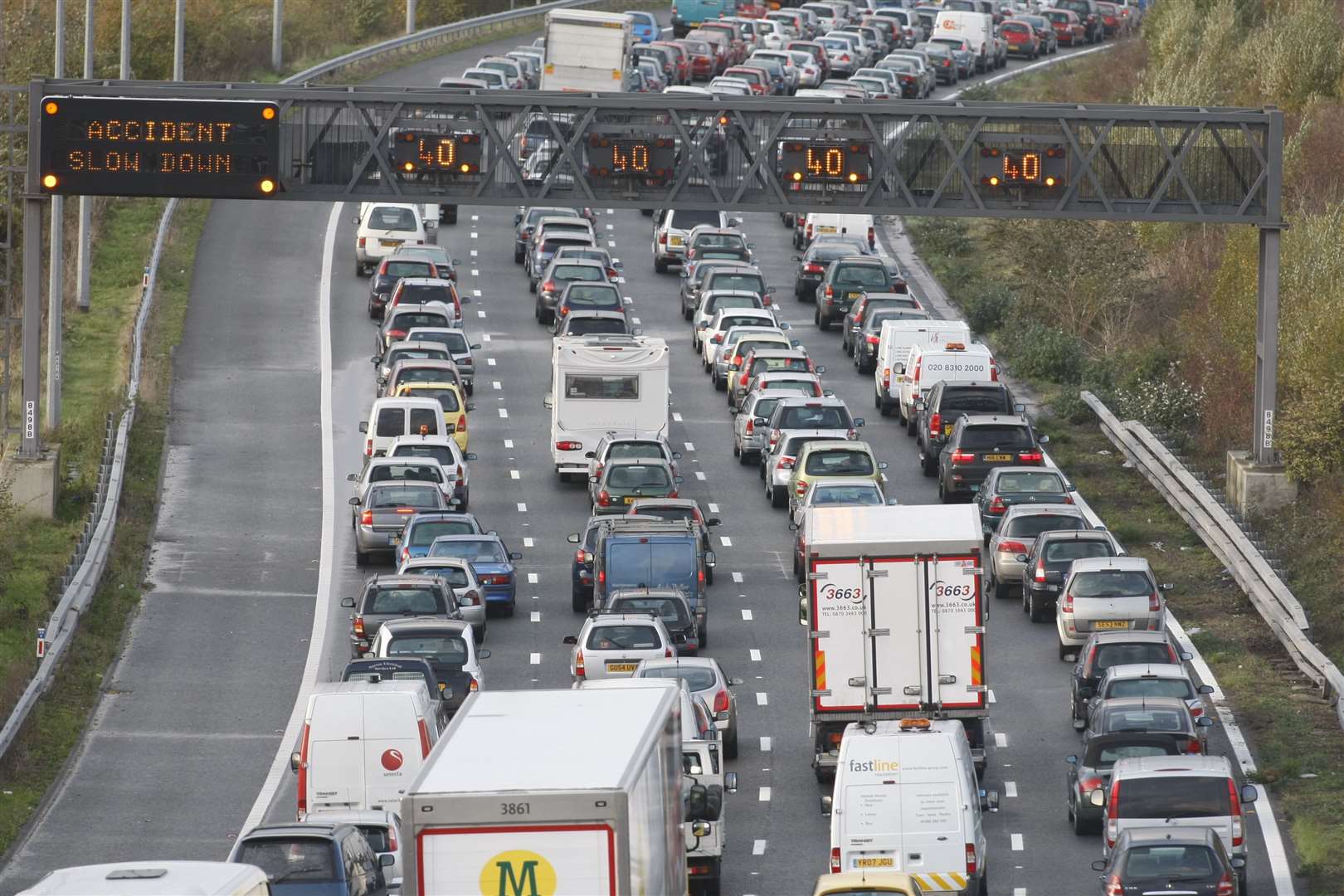 Traffic is coping well. Stock photo