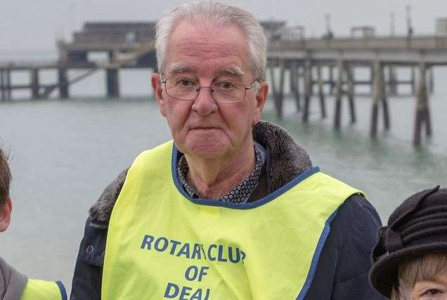 Rotarian John Utting said cancelling the Boxing Day Dip event was “awful”Pic: John Utting/Rotary Club of Deal