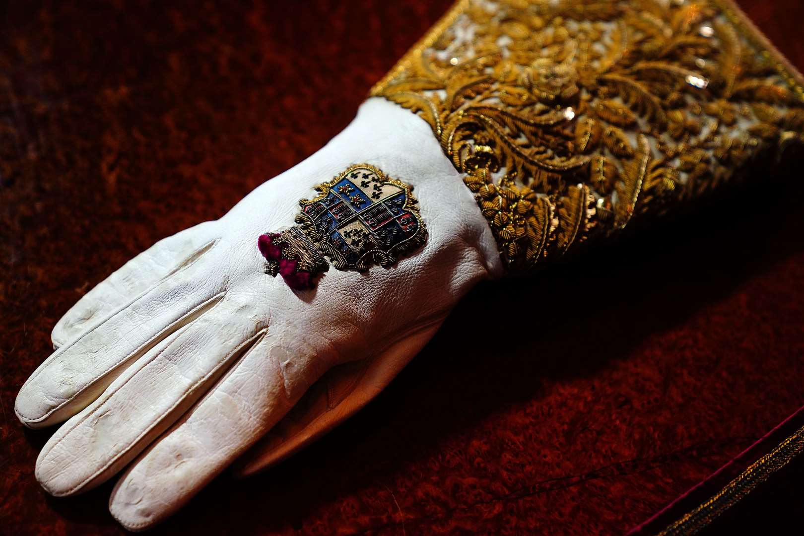 The Coronation Gauntlet, also known as the Coronation Glove (Victoria Jones/PA)