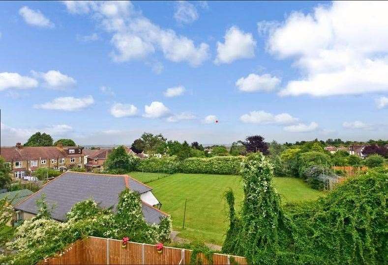 A view of the courts land from a neighbouring home