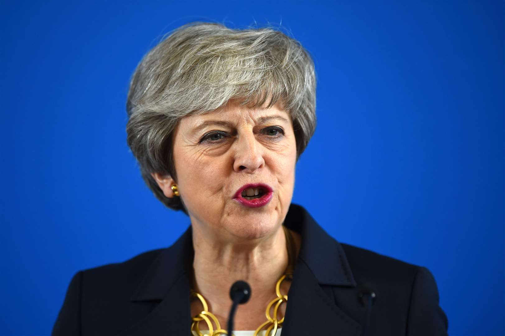 The hostile environment policy was drawn up under Theresa May (Andy Buchanan/PA)