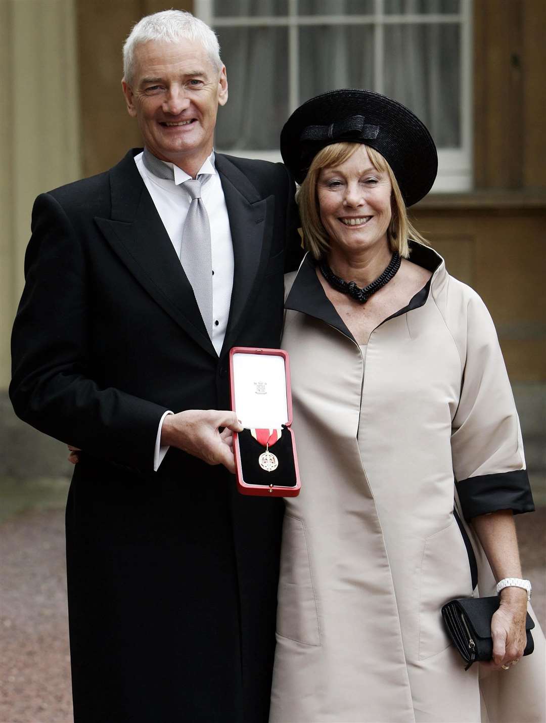 Sir James and Lady Deirdre Dyson (Andrew Parsons/PA)