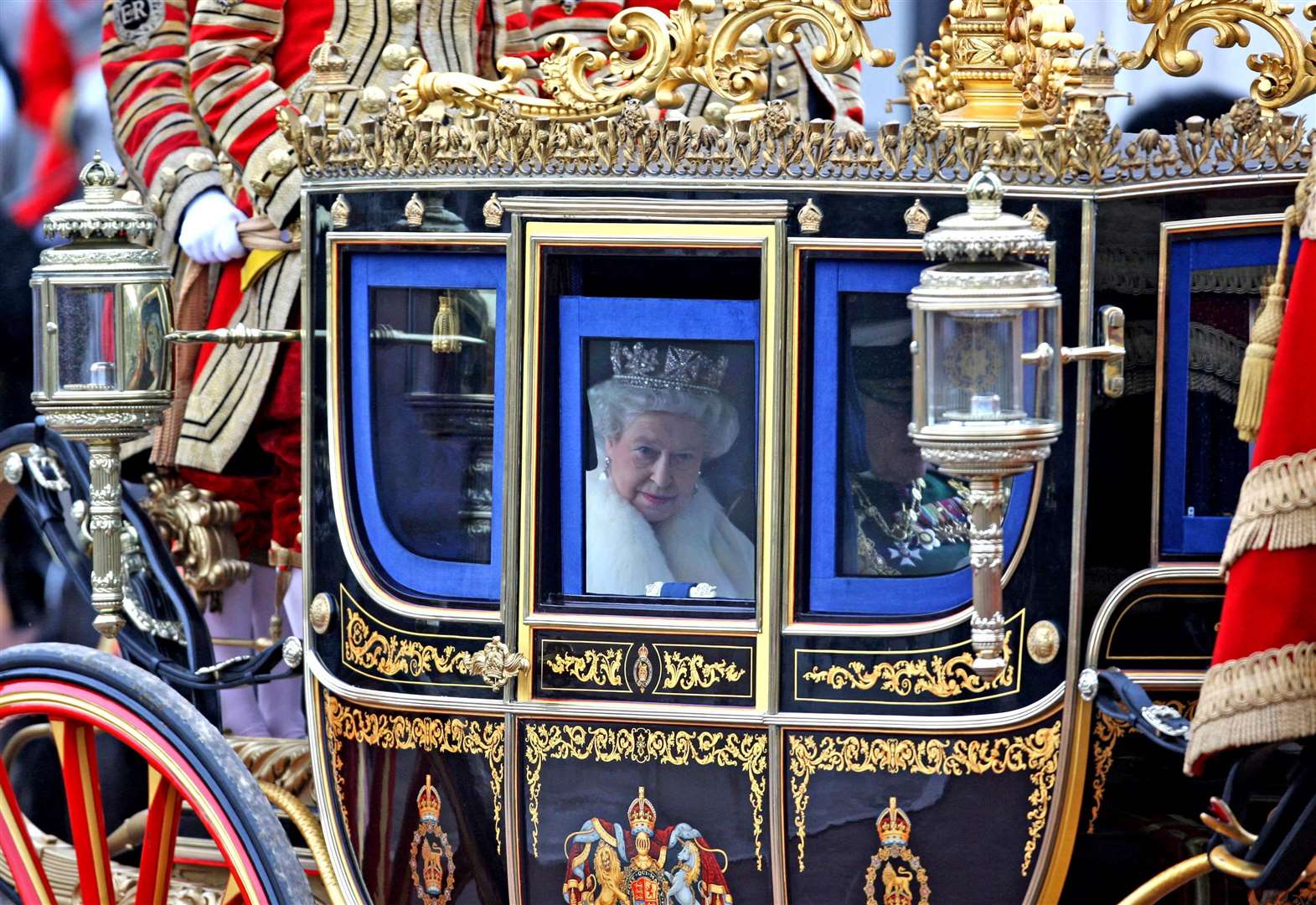 There will be no carriage procession (Chris Radburn/PA)