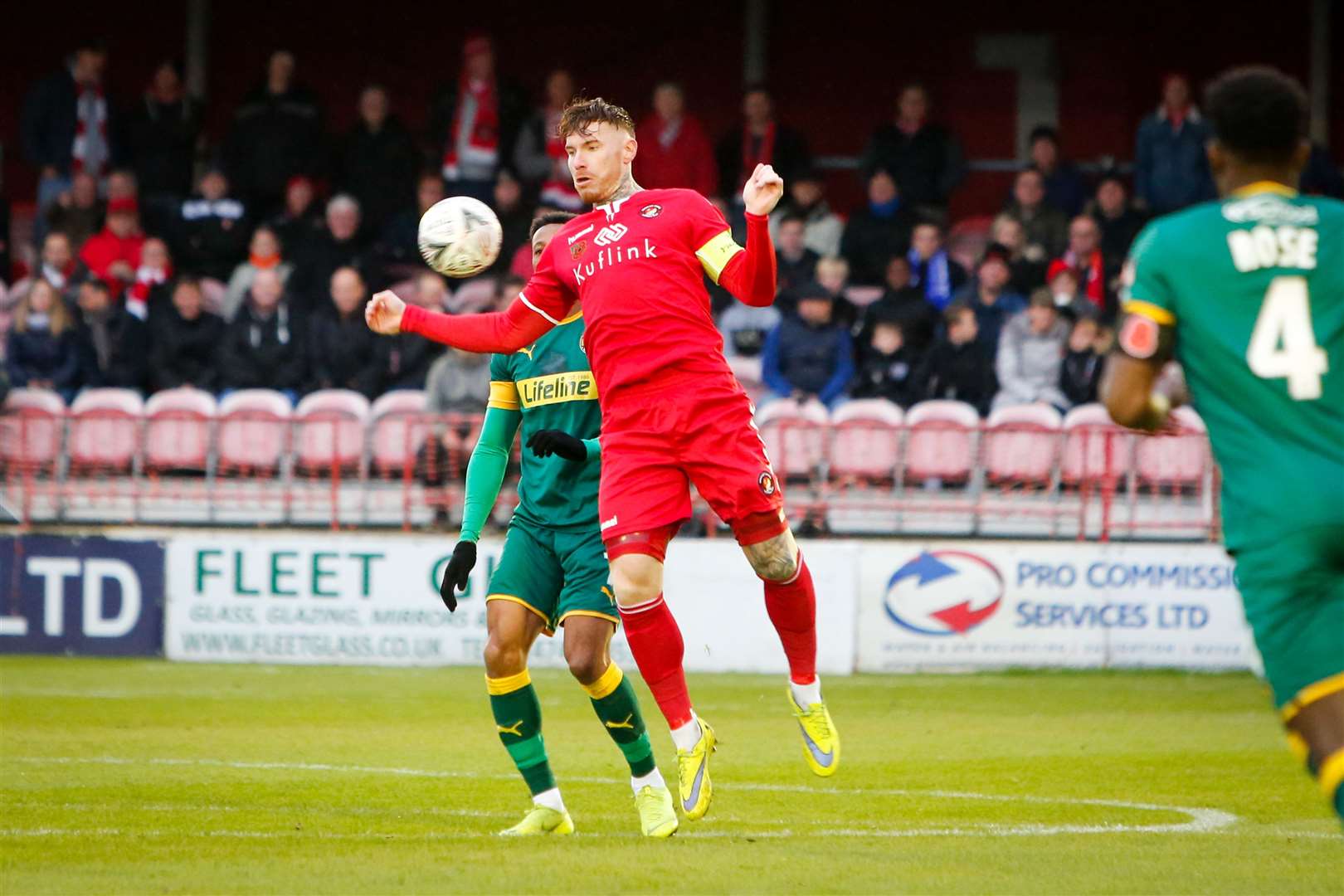 Jack King spent two seasons with Ebbsfleet after leaving Stevenage Picture: Matthew Walker