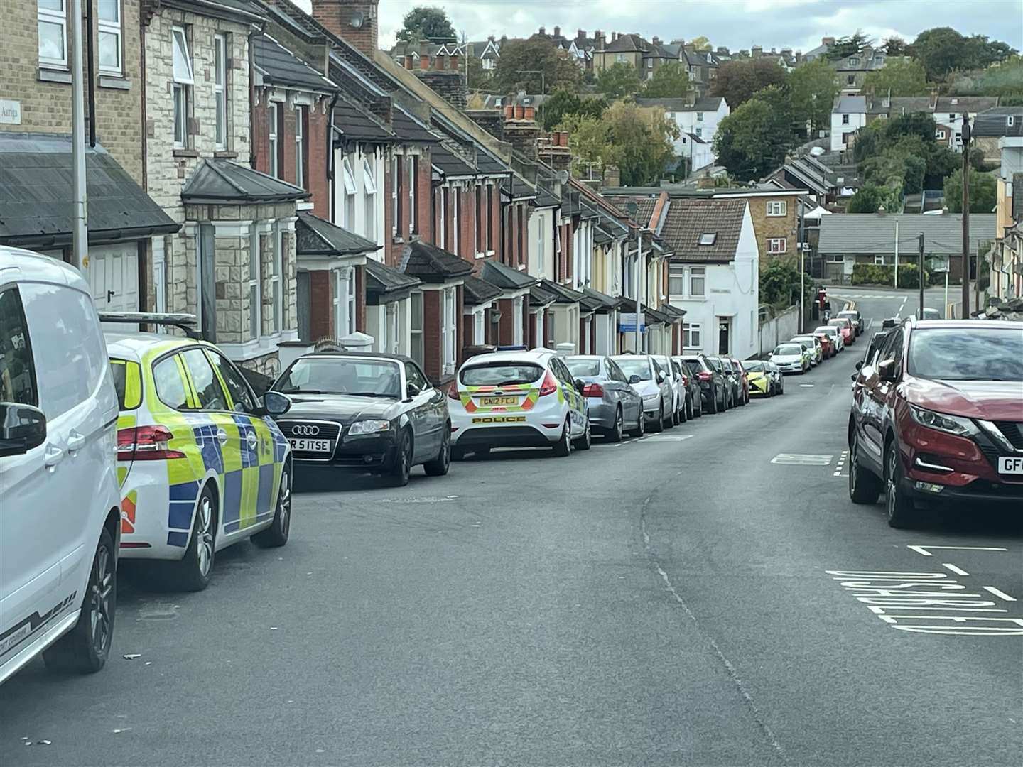 Police have been searching a house in Foord Street, Rochester