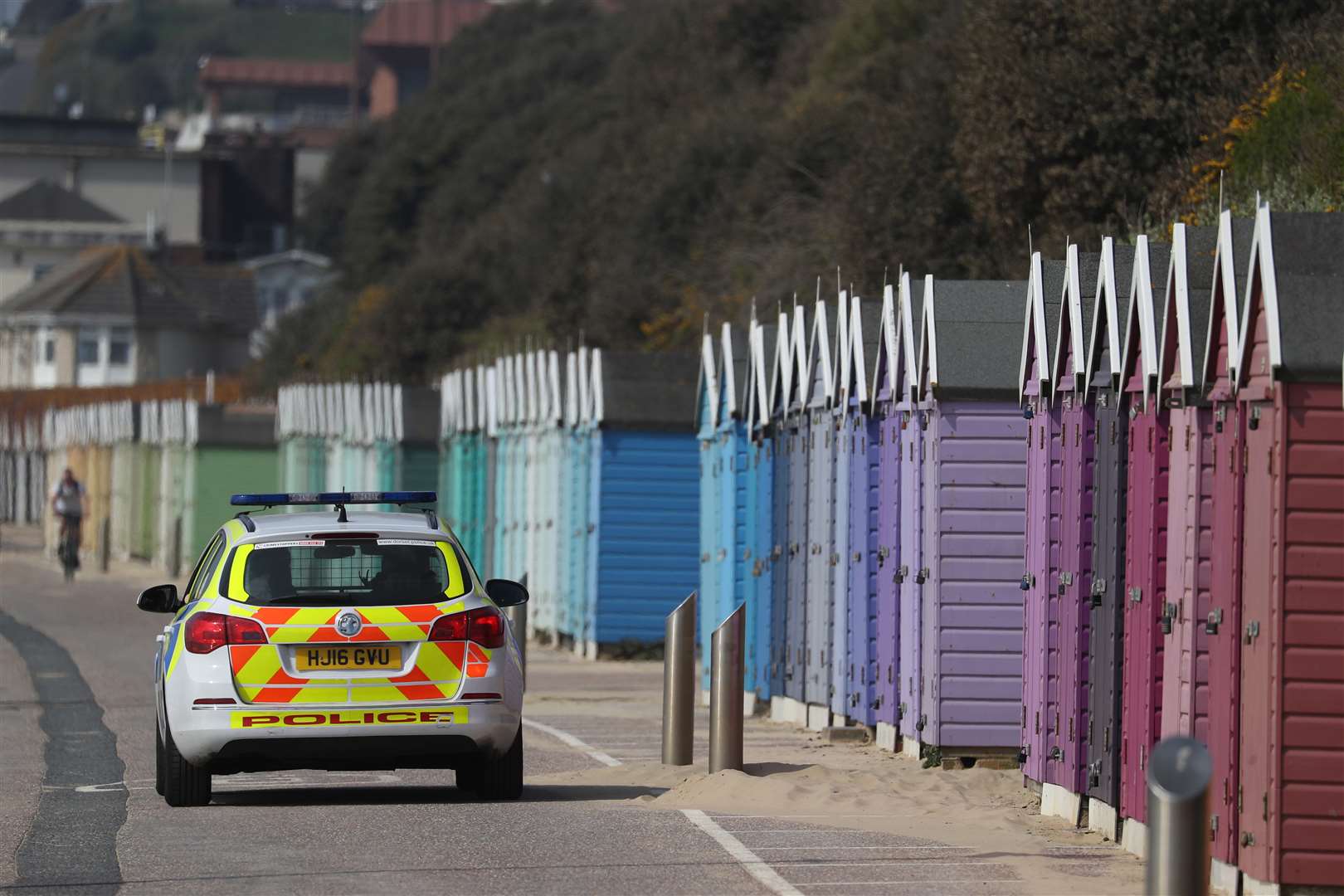 Police on patrol in Bournemouth (Andrew Matthews/PA)