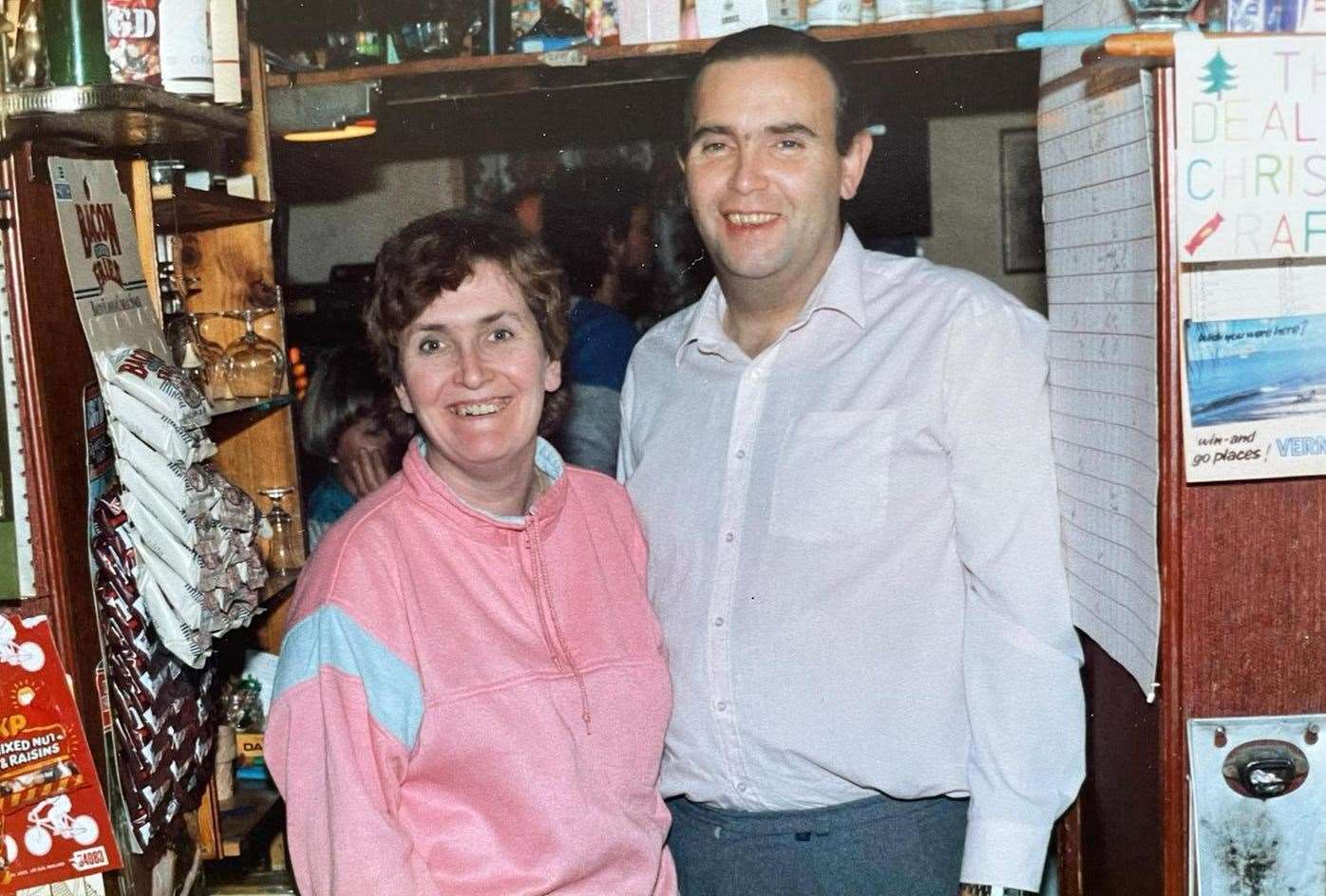 Lynda and Trevor Brett, Matthew Brett’s parents, at the Deal Hoy pub. Picture: Matthew Brett