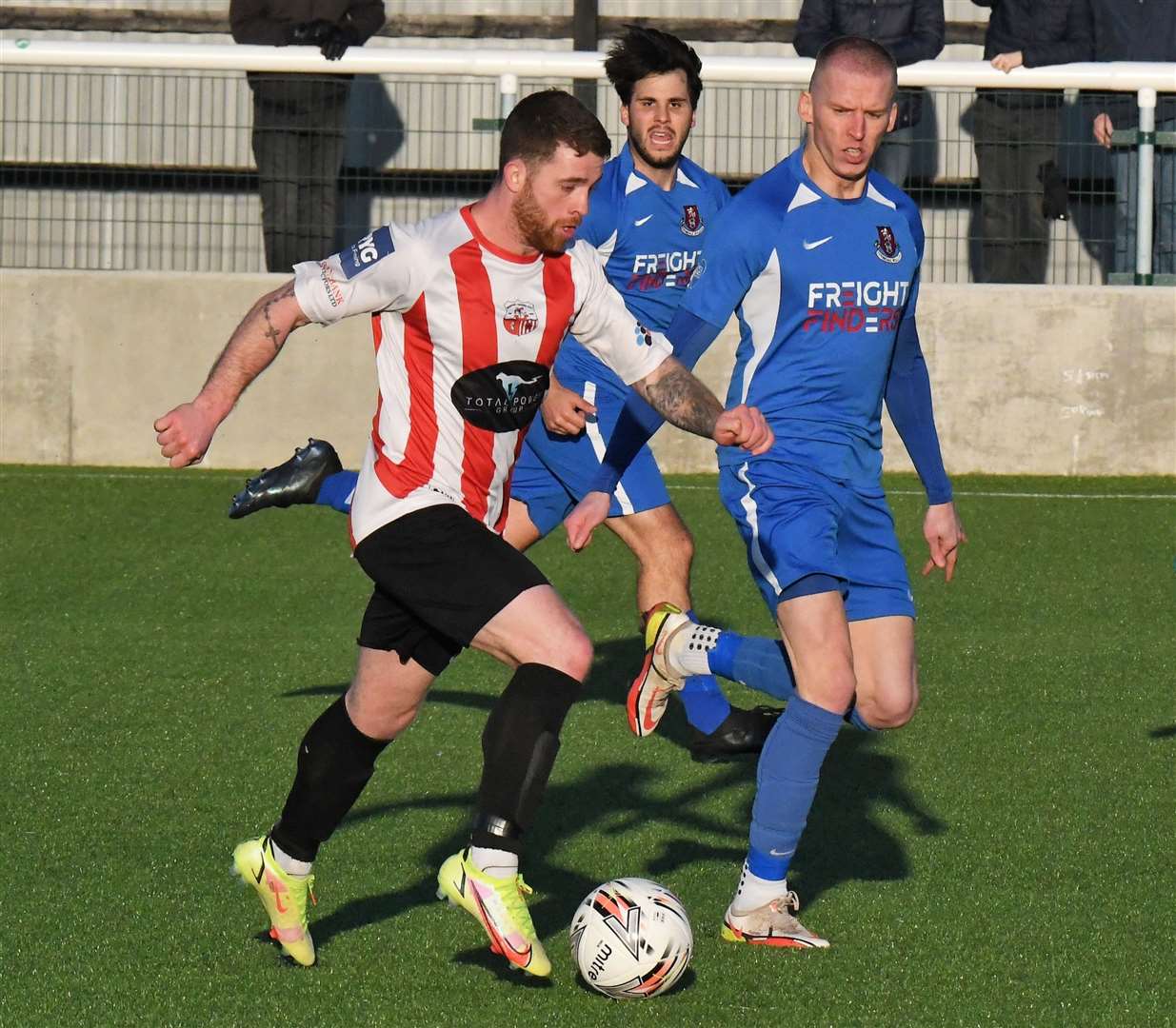 Action from Sheppey's 2-0 win over Tunbridge Wells Picture: Marc Richards