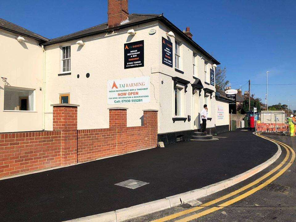 The new-look A26 Tonbridge Road at Barming after its sinkhole repair. Picture: Taj Barming (4919999)