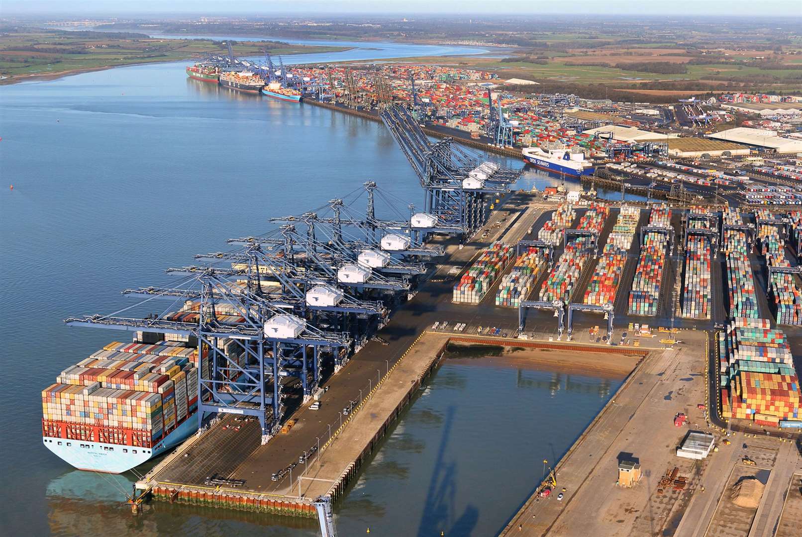 The Port of Felixstowe (Mike Page/PA)