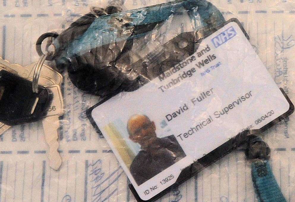 Necrophiliac and murderer David Fuller's Maidstone and Tunbridge Wells NHS Trust security pass