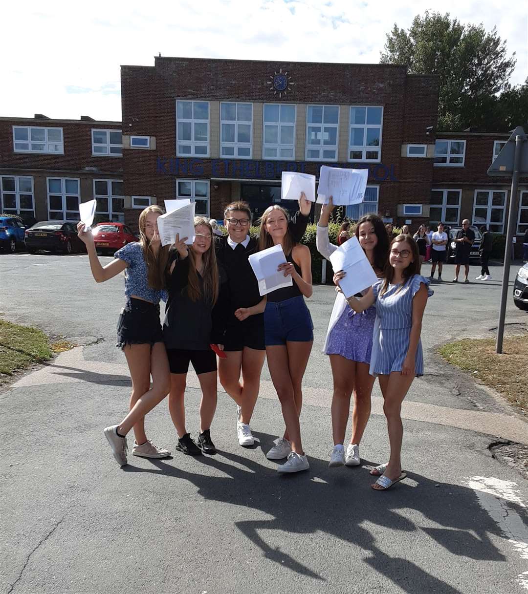 Gemma, Lily, Paige, Claire, Molly and Isobel from King Ethelbert