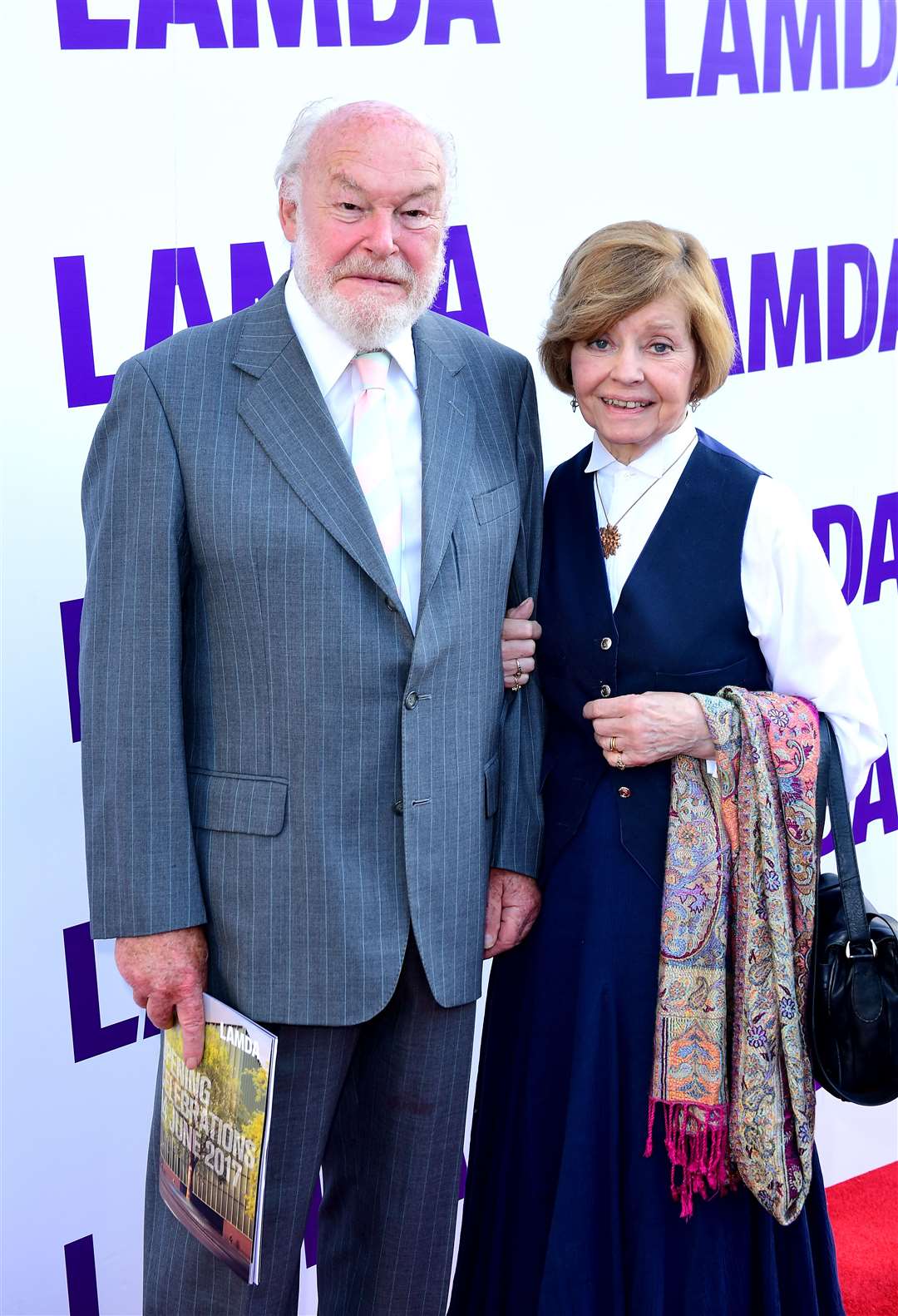 Timothy West with wife Prunella Scales (Ian West/PA)