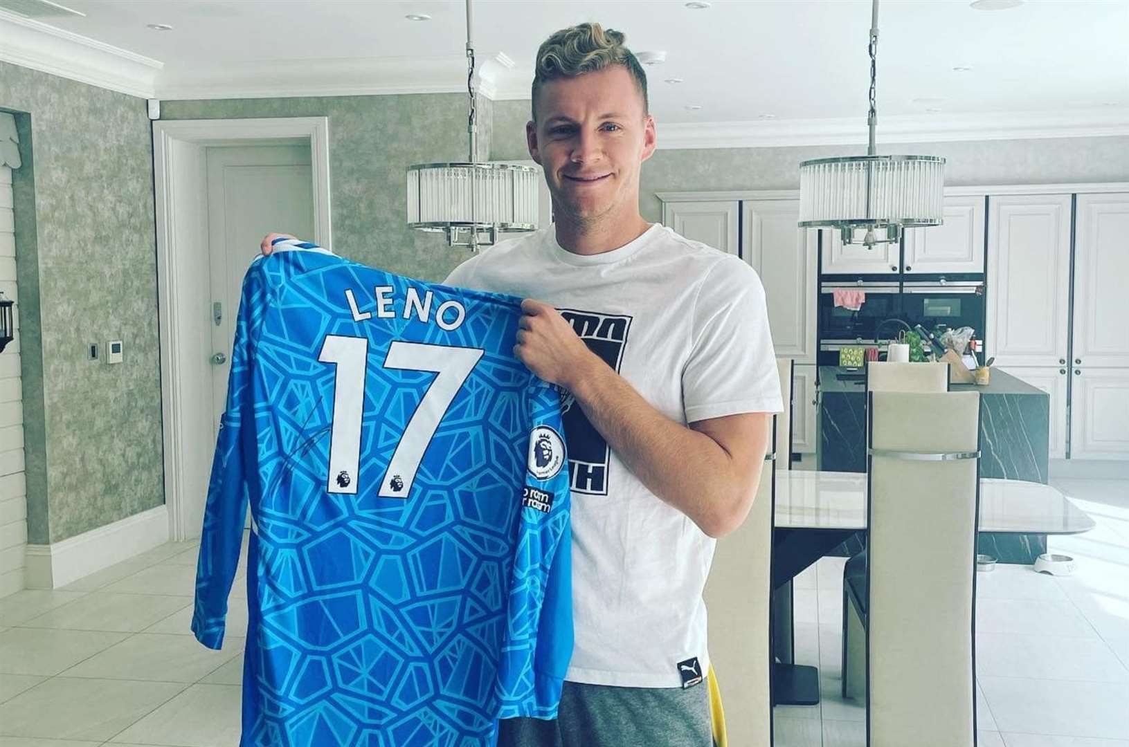 Bernd Leno has donated a selection of signed football gear to Gillingham-based charity My Shining Star. Photo: Anita Marinelli