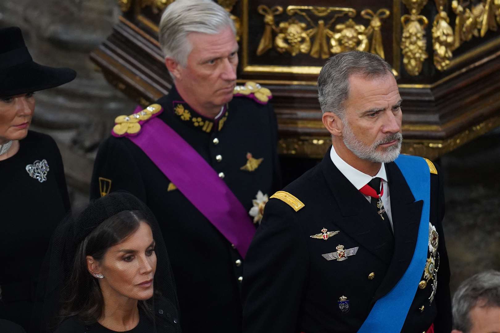 King Felipe VI and Queen Letizia of Spain (Gareth Fuller/PA)