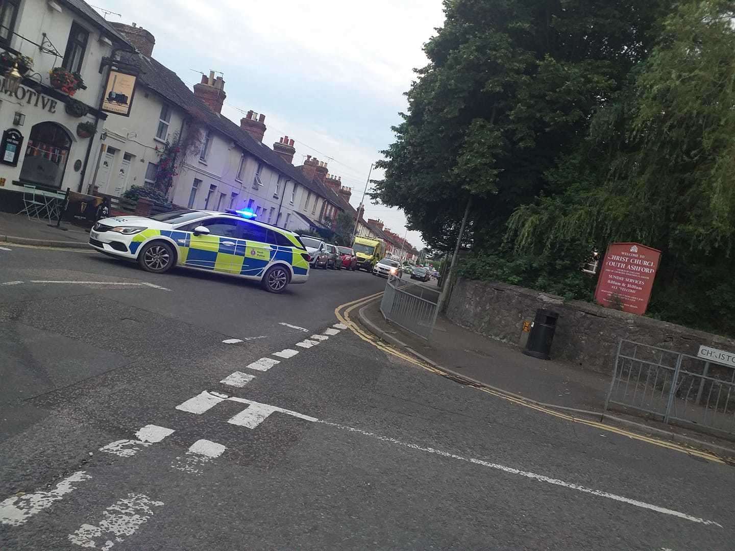 Police in Beaver Road following the incident. Picture: Karina Ryan Tanisha Vernau