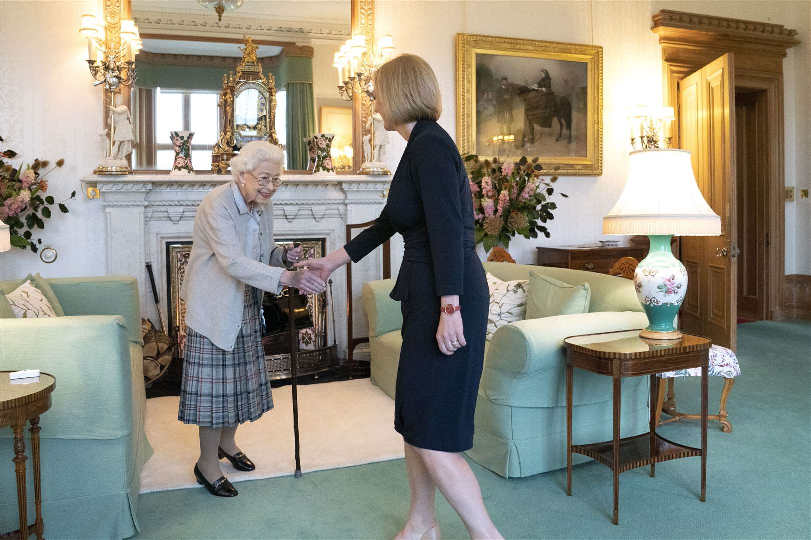 Liz Truss met the Queen at Balmoral to take over as PM - but it would prove the last time the public saw the monarch before her death two days later. Picture: PA