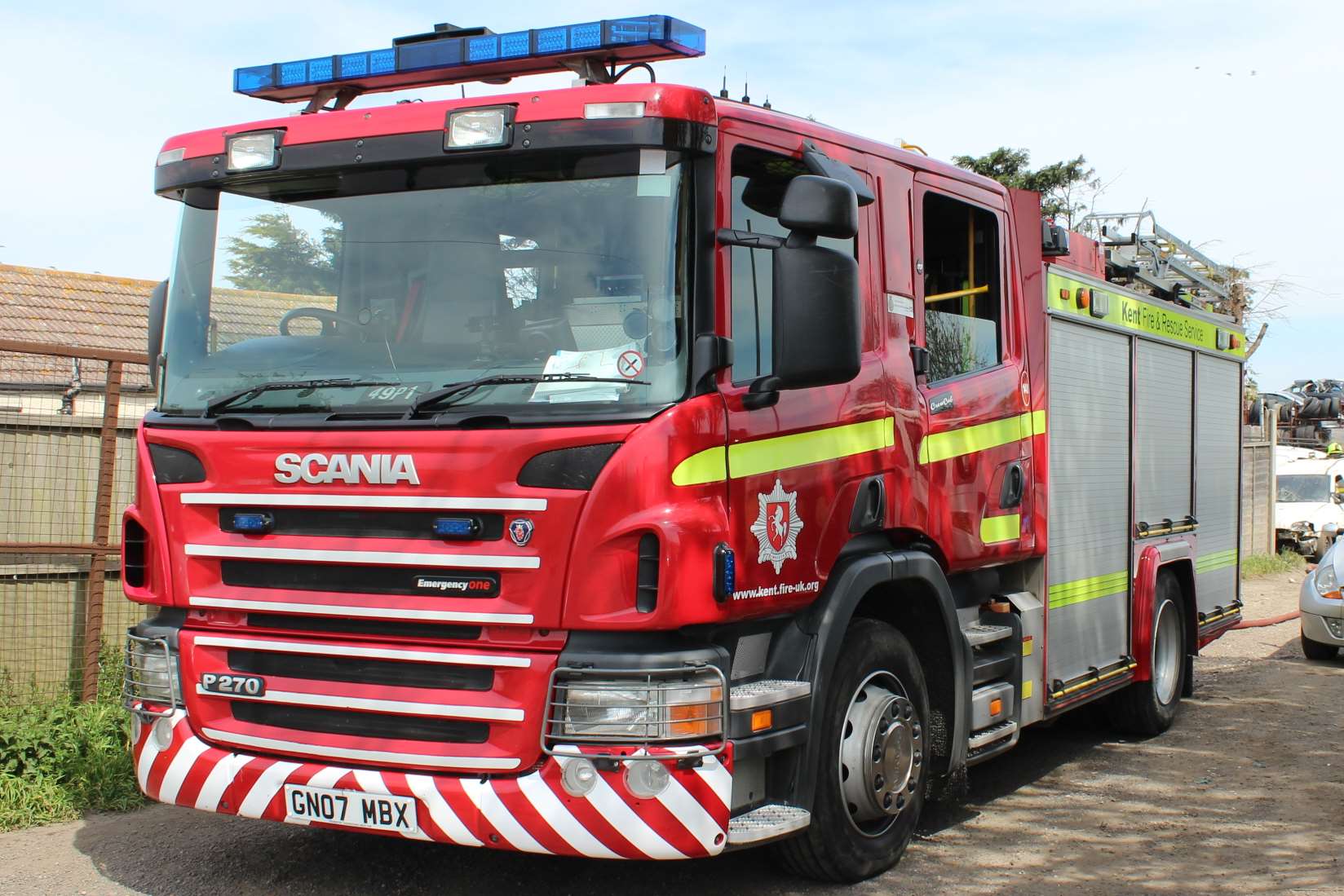 Firefighters tackle suspicious motorcycle blaze in Long Length, Kingsnorth