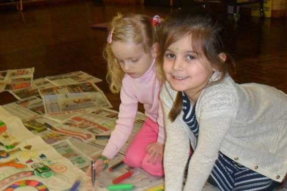 Youngsters prepare for the first St Patrick's Day parade for Medway