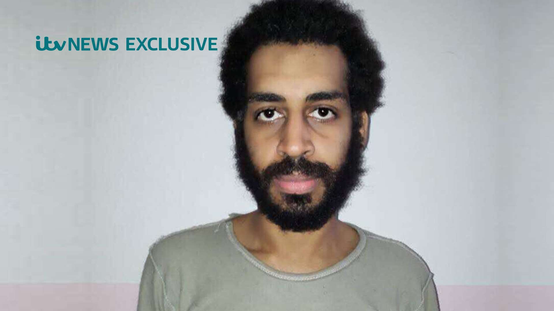 Alexanda Kotey, one of the Britons suspected of having been part of the Islamic State extremist group dubbed The Beatles (ITV News/PA)