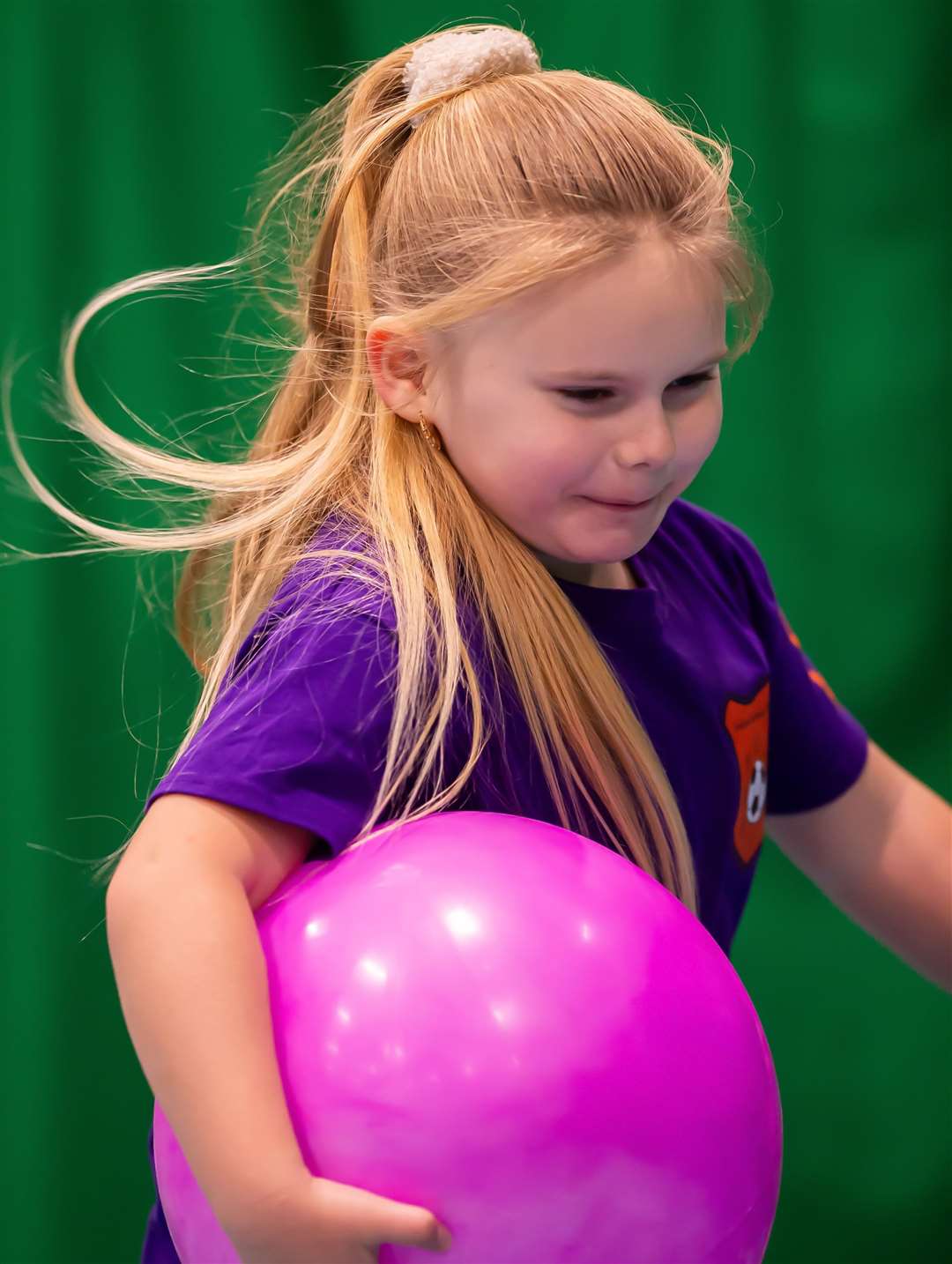 Lilly-Rose has an “awesome kick” while playing football. Picture: Gemma Lawrence