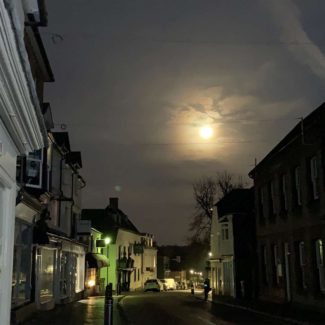Taken from Swan Street, West Malling. Picture: Angie Withers