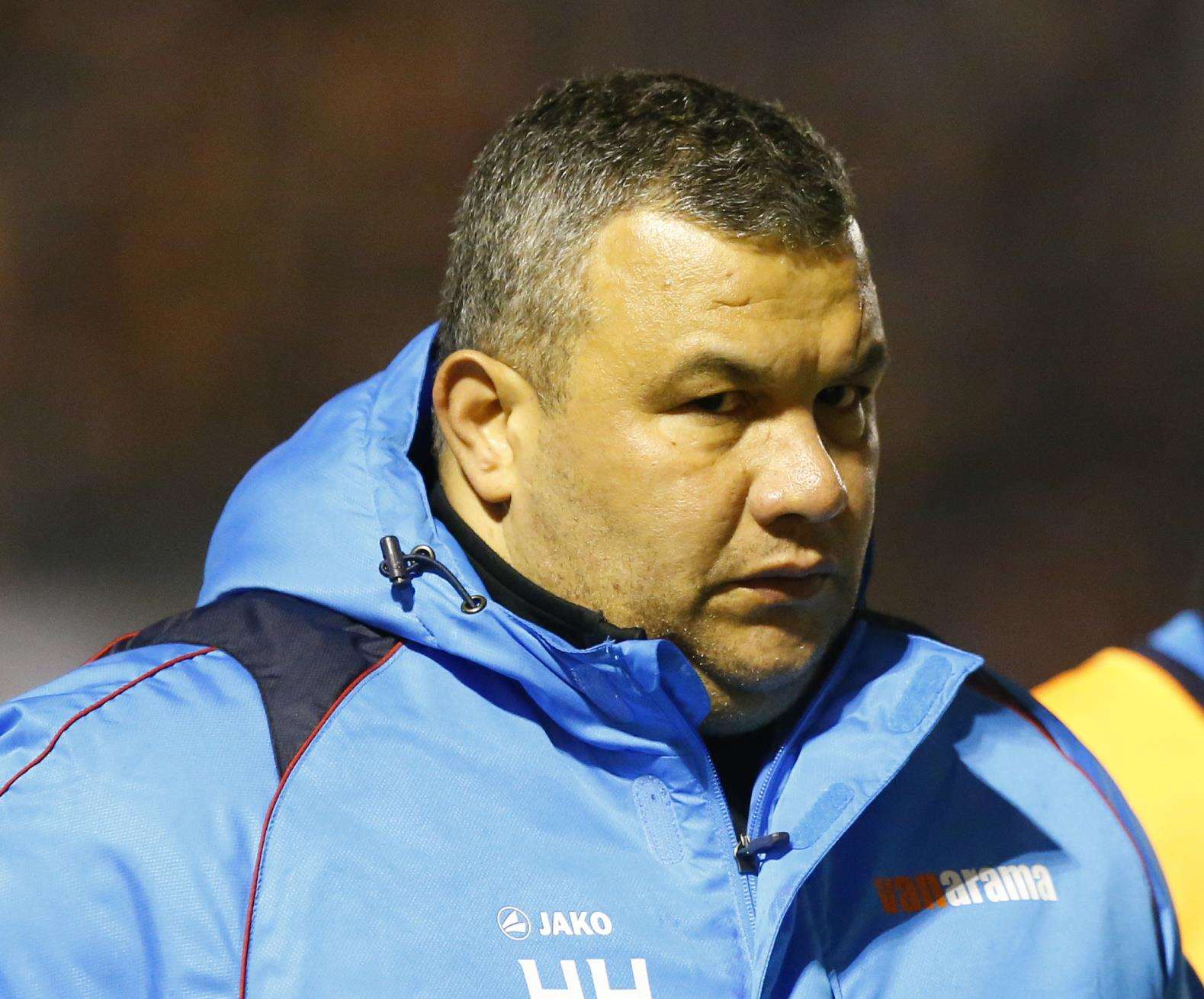 Maidstone United head coach Hakan Hayrettin Picture: Andy Jones