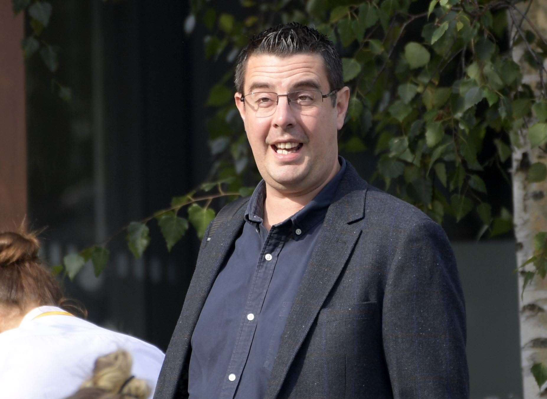 Michael Quenby arrives at court Picture: Barry Goodwin