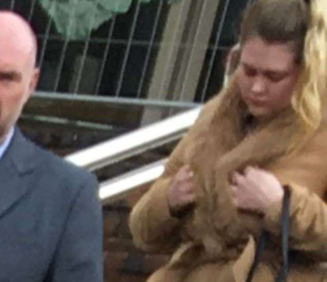 Jessica Mayne leaves court