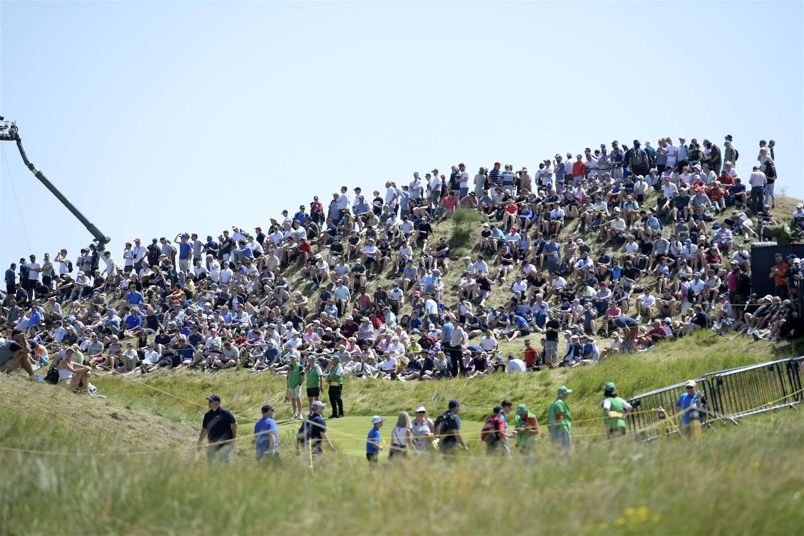 Up to 32,000 people attended The 149th Open in Sandwich each day. Picture: Barry Goodwin