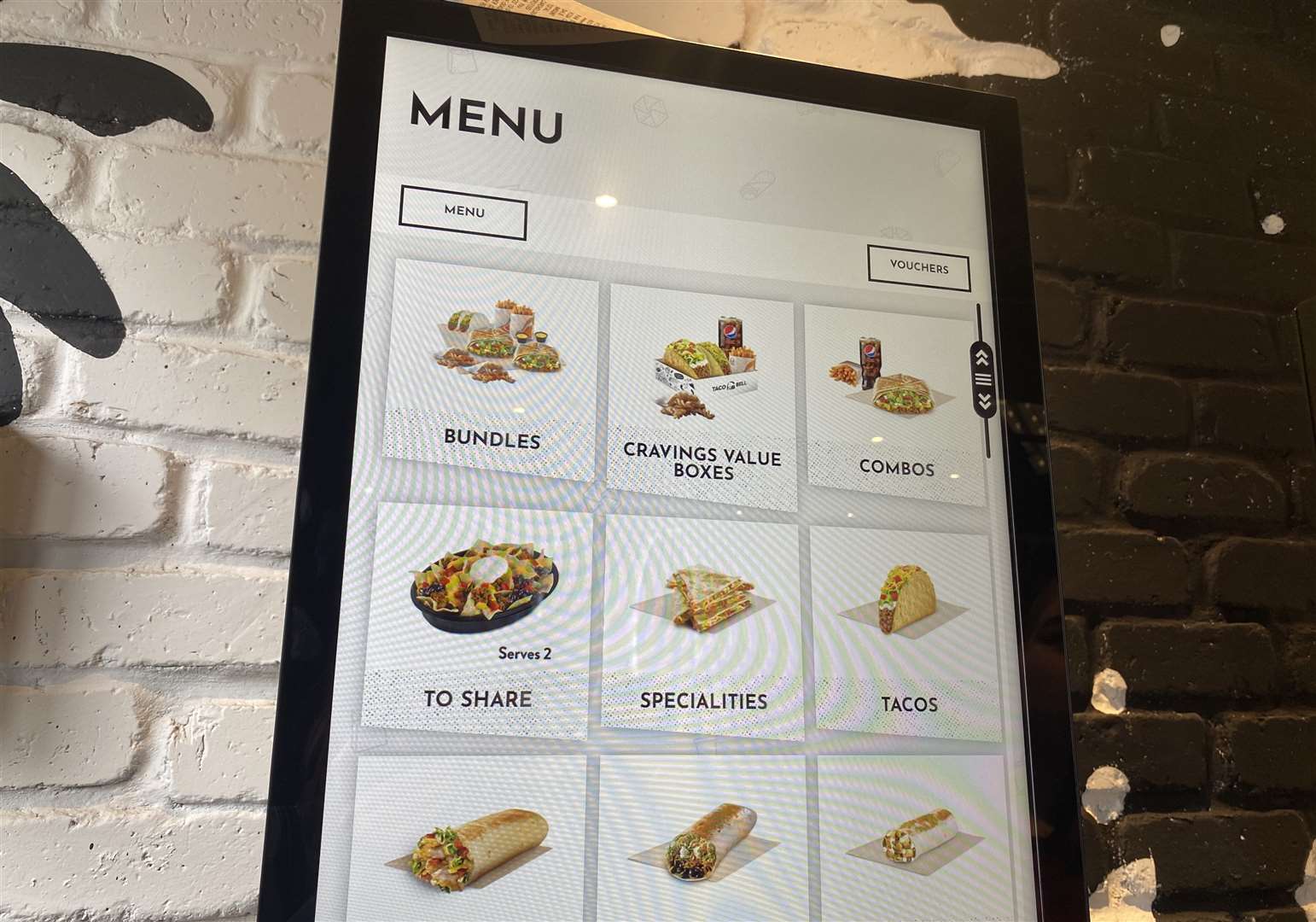 Customers will be able to order from one of two touch screens, or speak to a member of staff at the counter