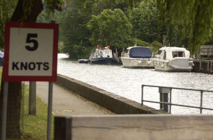 The body of a man was found at the side of the River Medway in Allington