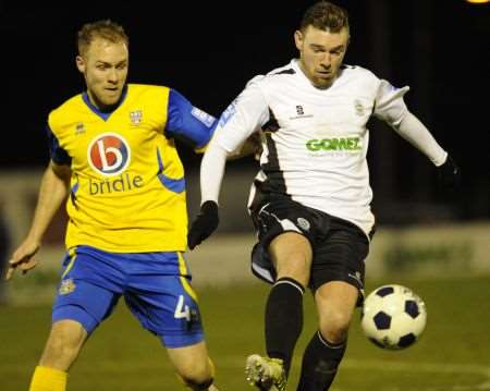 Dover's Billy Bricknell v Eastleigh